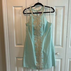 Lilly Pulitzer Light Teal Shift Dress - Size 12